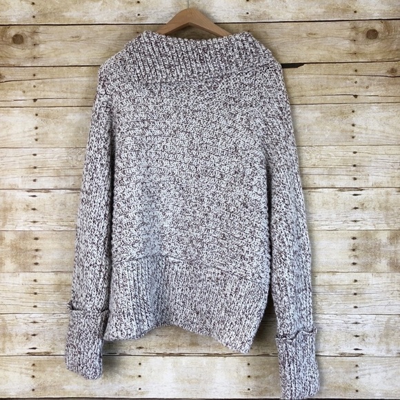 Topshop Tweedy Envelope Neck Sweater - Picture 4 of 8